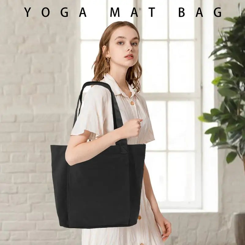 Yoga Mat Carrier Bag Shoulder Tote For Travel And Workout