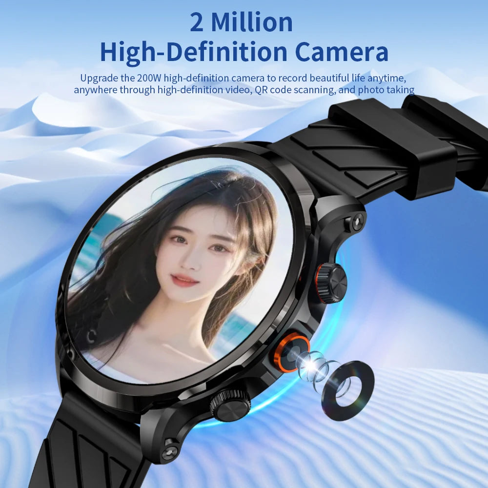 LOKMAT Android Smartwatch Phone 4G WiFi Camera Fitness Tracker