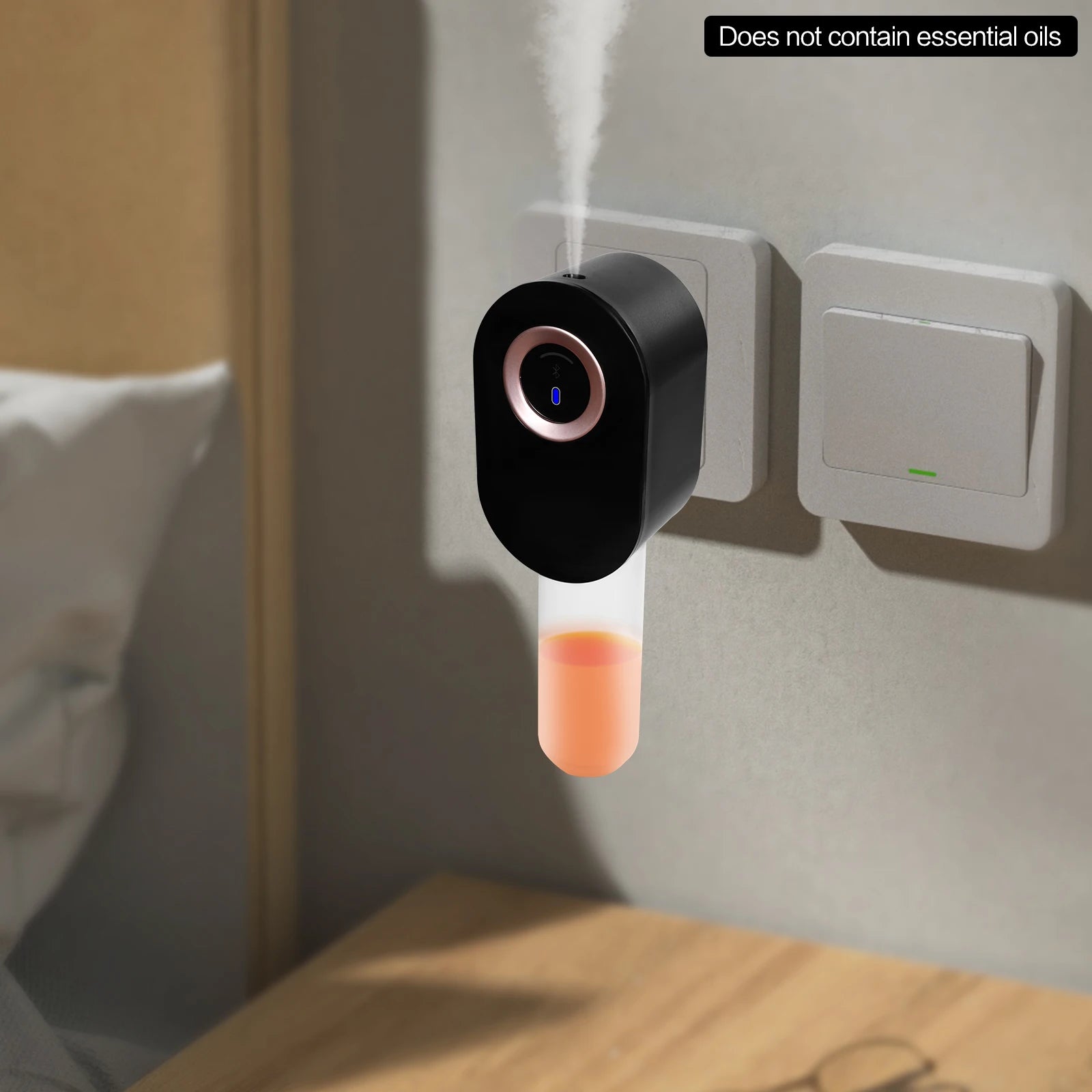 Bymaocar Smart Wall Mounted Aroma Diffuser With Touch Screen Bluetooth