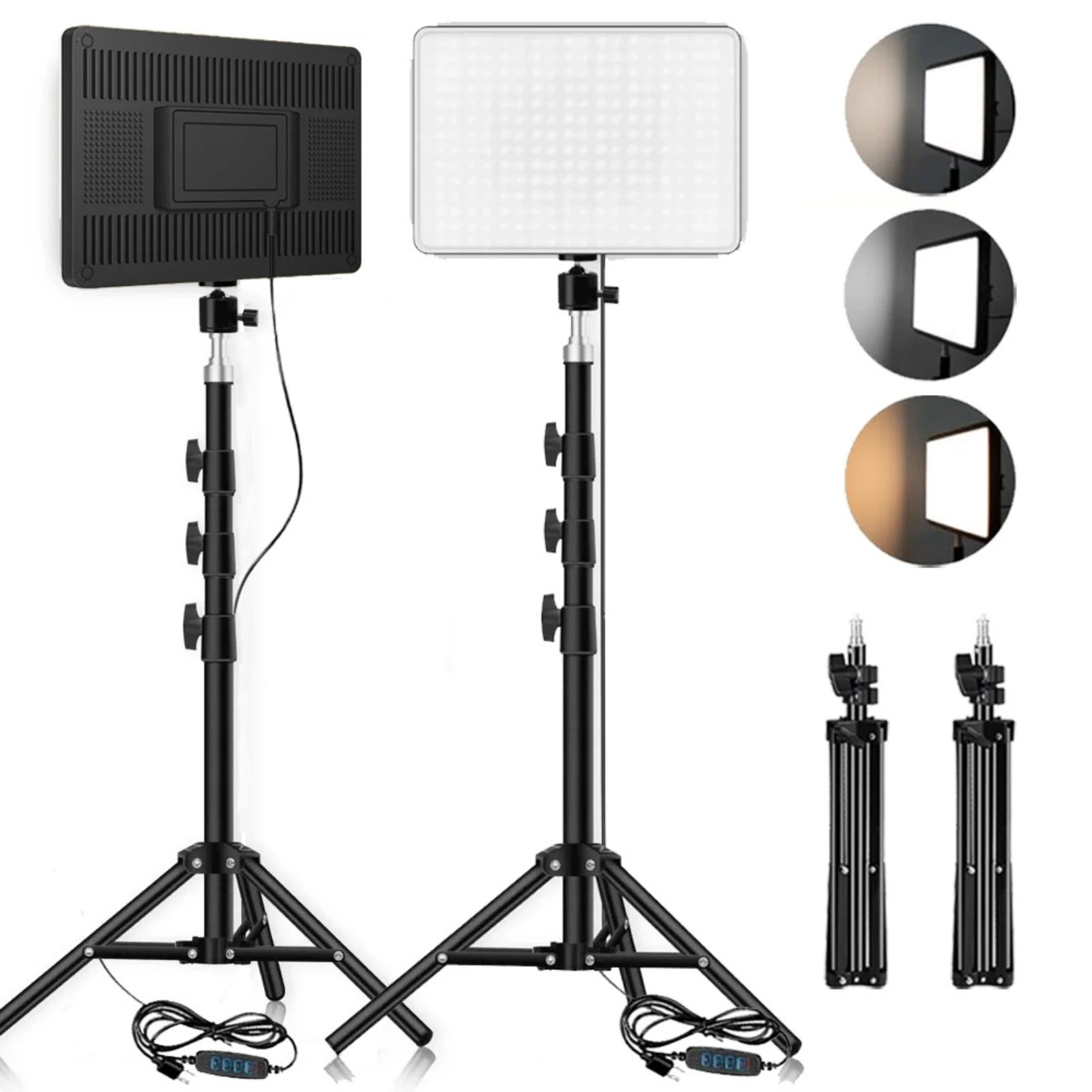 LED Video Light With Tripod For Live Streaming And Photos