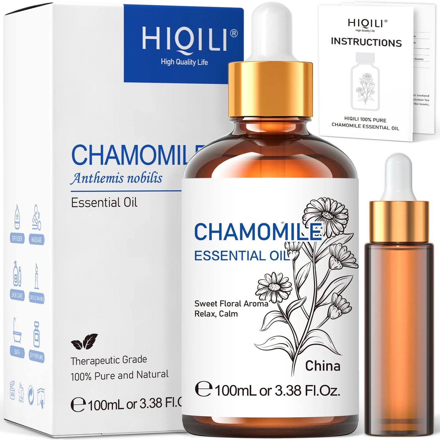 Zen Active Living 100 Mil Chamomile Essential Oil
