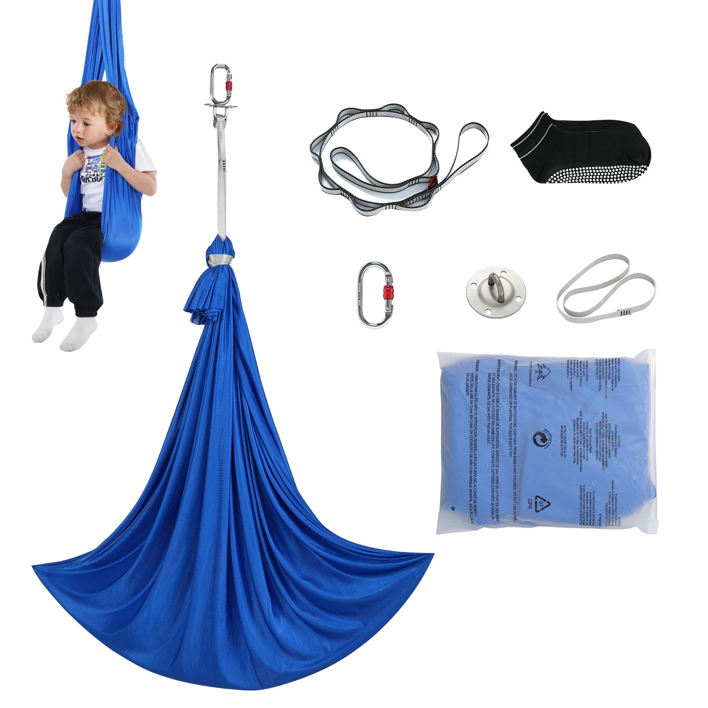 SucceBuy Sensory Swing For Kids With Special Needs Therapy Hammock
