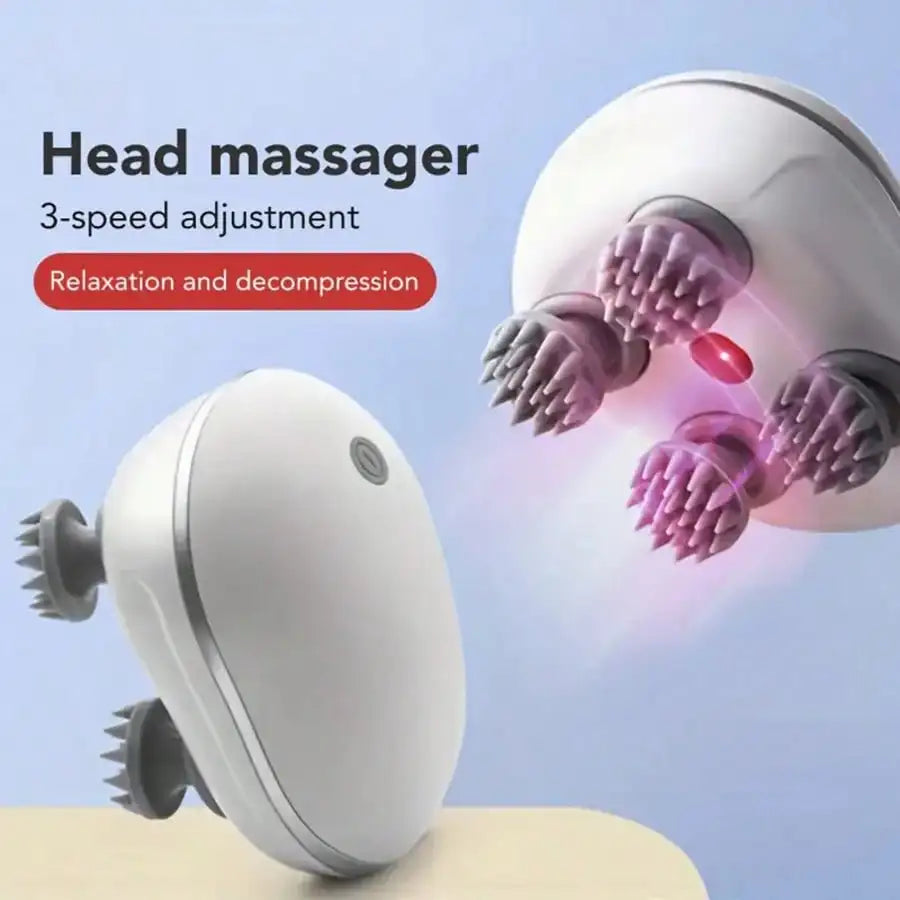 Zen Active Living Electric Scalp Massager With 4 Massage Claws