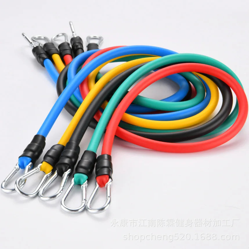 Elastic Bands Kit For Full Body Workout And Home Fitness