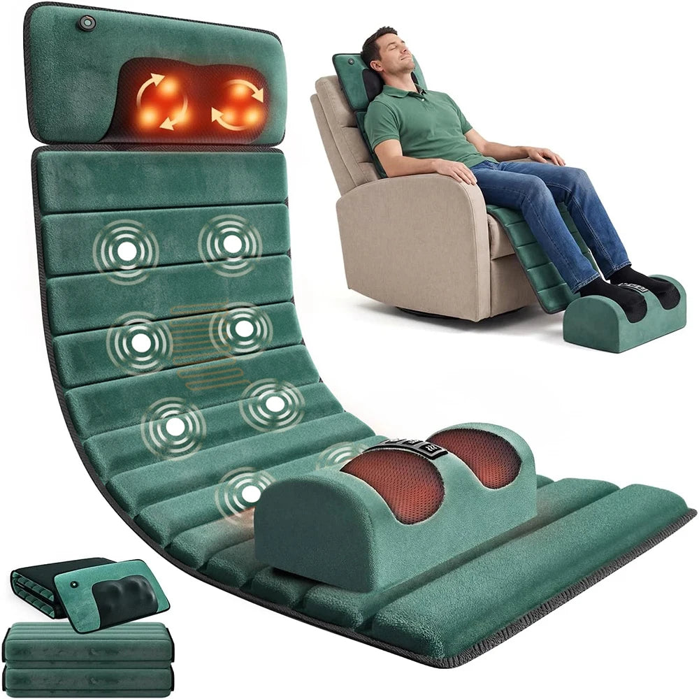Deeper Relief Vibrating Massage Mat, Portable Muscle Relaxation Device
