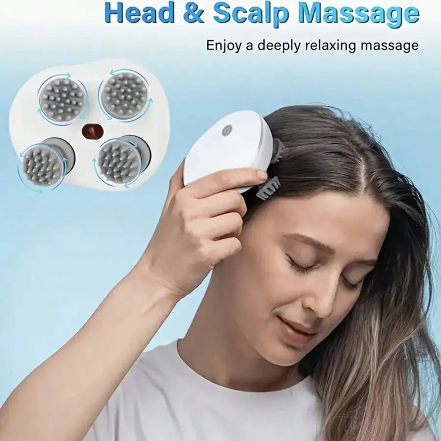 Zen Active Living Electric Scalp Massager With 4 Massage Claws