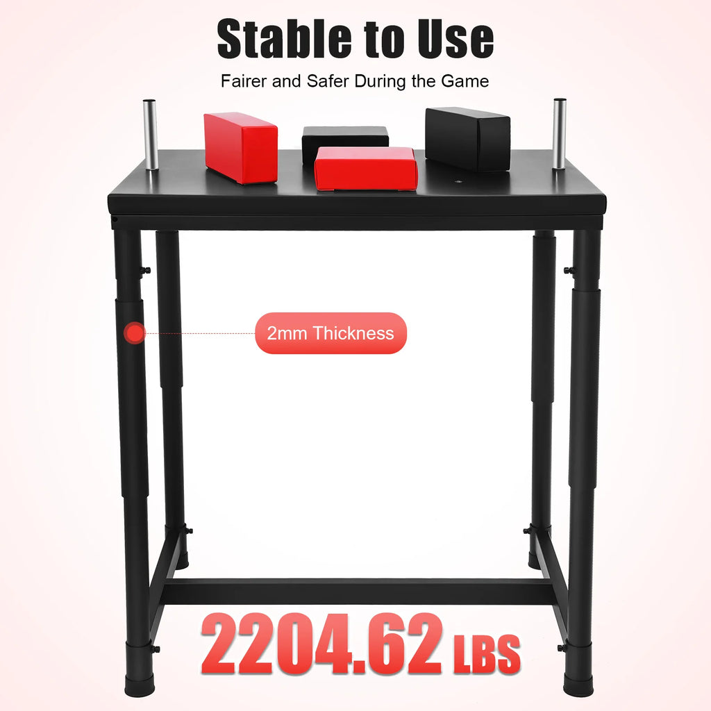Professional Arm Wrestling Table Standard Battle Table for Competition Training