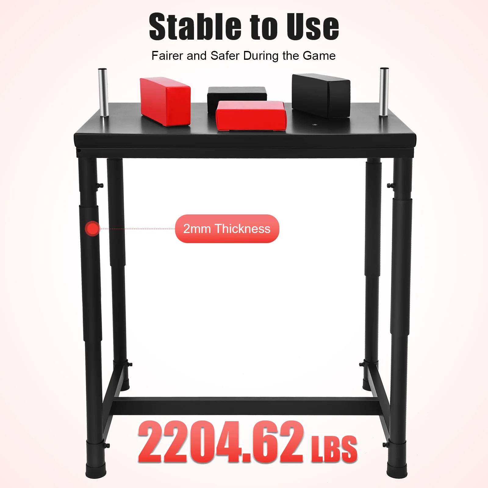 Professional Arm Wrestling Table Standard Battle Table for Competition Training