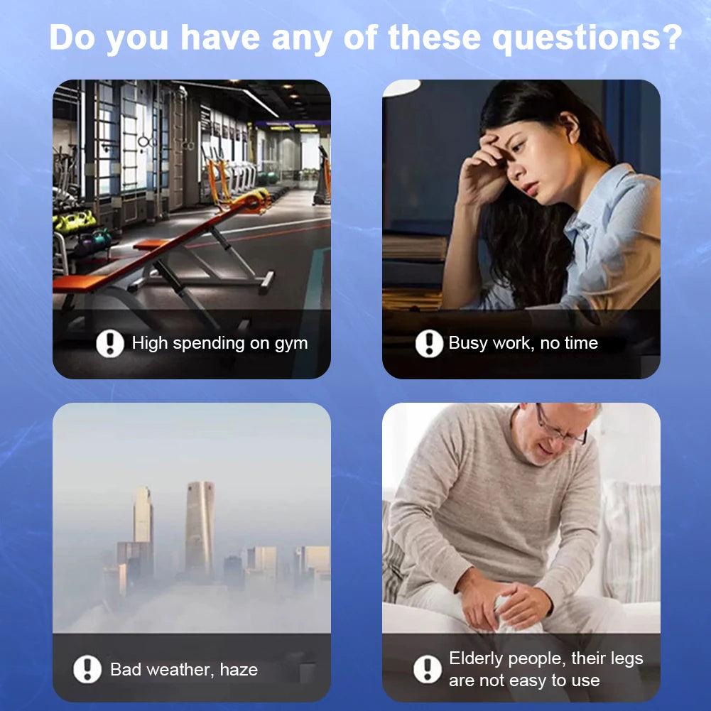 Foot Pedal Exerciser Under Desk With Adjustable Resistance