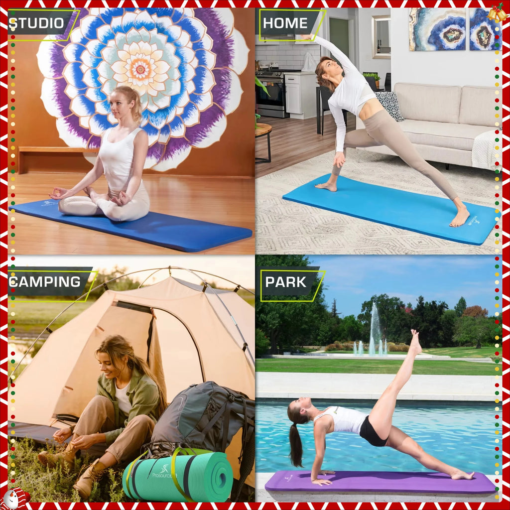 Non Slip Yoga Mat for Home Gym and Fitness Training