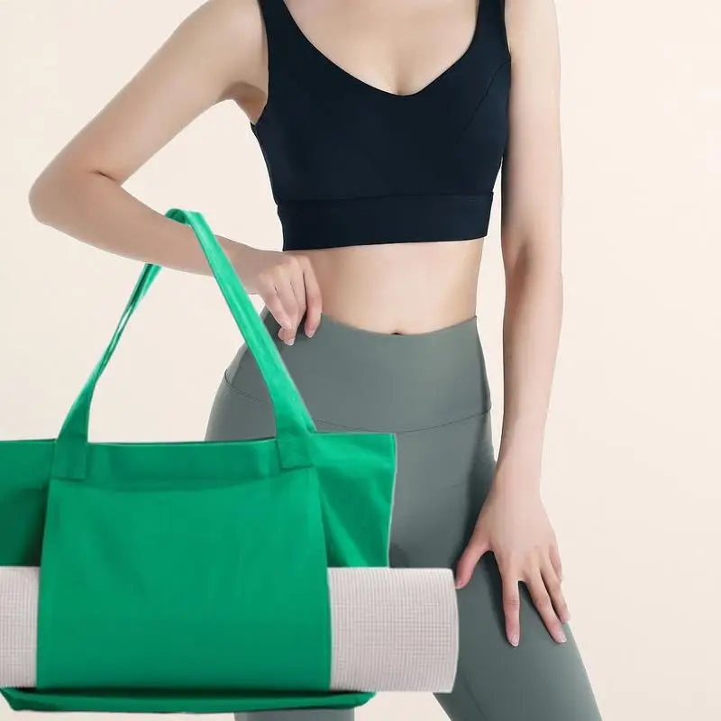 Yoga Mat Carrier Bag Shoulder Tote For Travel And Workout