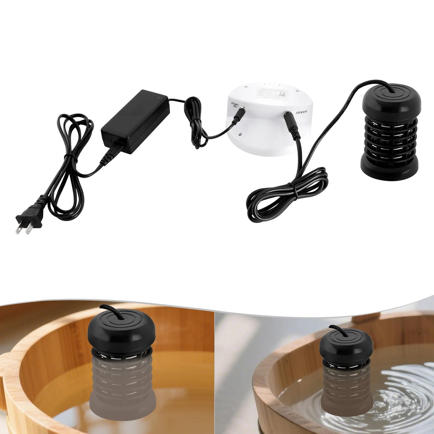 Portable Ionic Detox Foot Bath Machine, for Home Use Beauty Club Salon, Regain Health & Vitality Ionic Foot Spa