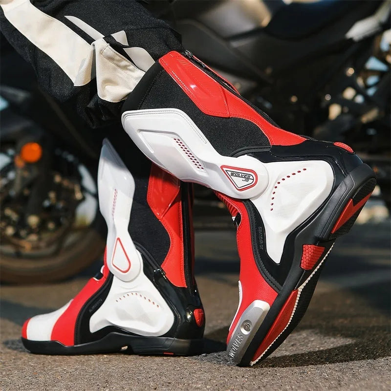 Motorcycle Cross Country Racing Boots For Safety And Performance