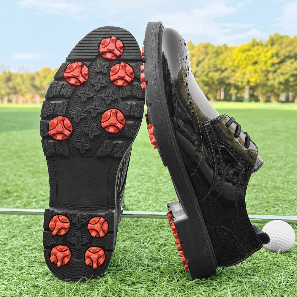 Zakey Mens Classic Golf Shoes Luxury Walking Sneakers