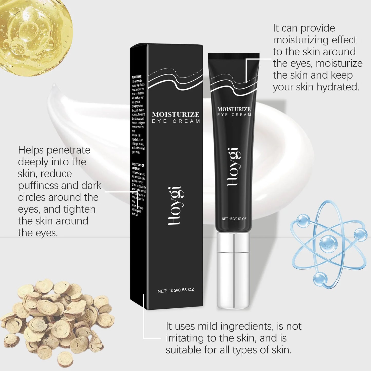 Anti Wrinkle Eye Cream And Instant Eye Repair Serum