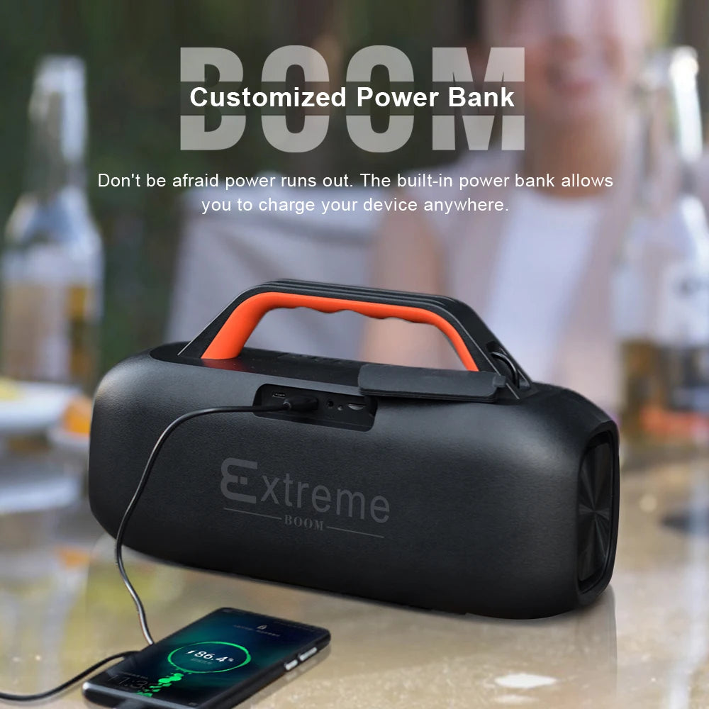 DOSS Outdoor Portable Bluetooth Speaker 60W IPX6 Waterproof SoundBox