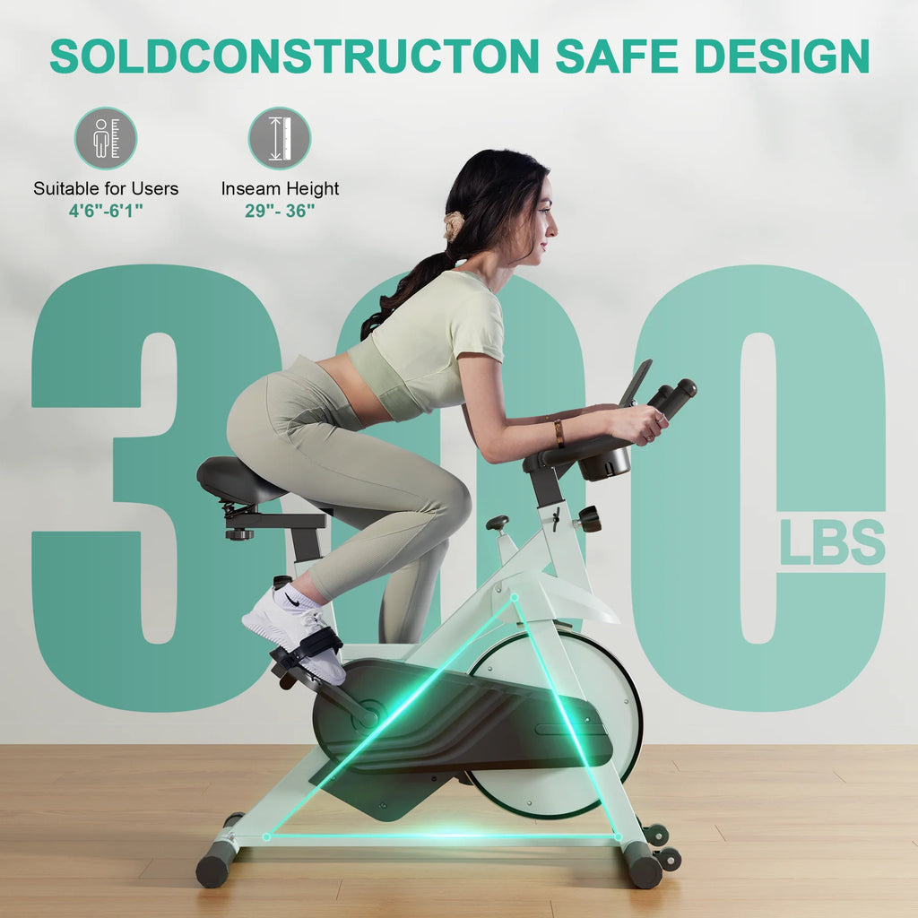 Superun 32 Level Magnetic Resistance Exercise Bike Home Use