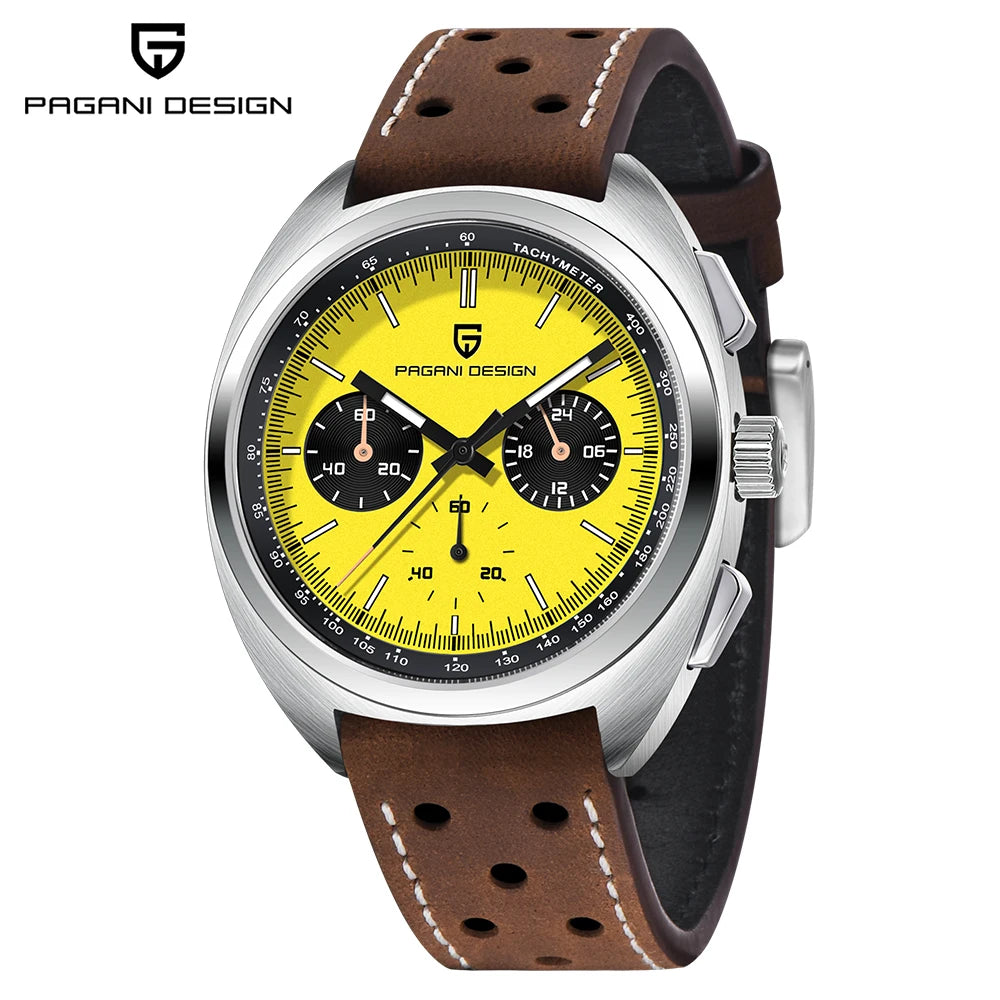Pagani Design VK63 Sport Chronograph Stainless Steel Quartz Wristwatch