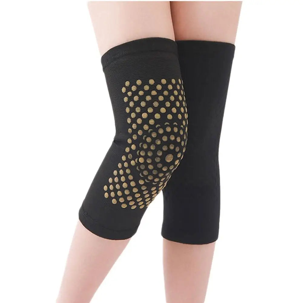 Self Heating Knee Pads,Warm Wormwood Self Heating Knee Brace Support, Long Compression Sleeve for Arthritis Joint Pain Relief