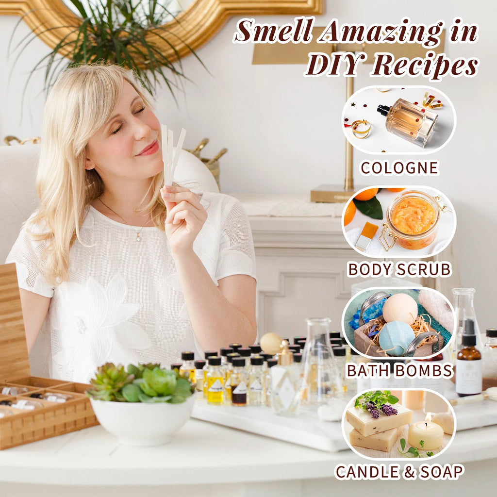 HIQILI Gold Coast Fragrance Oils Gift Set 6 Pack Aromatherapy