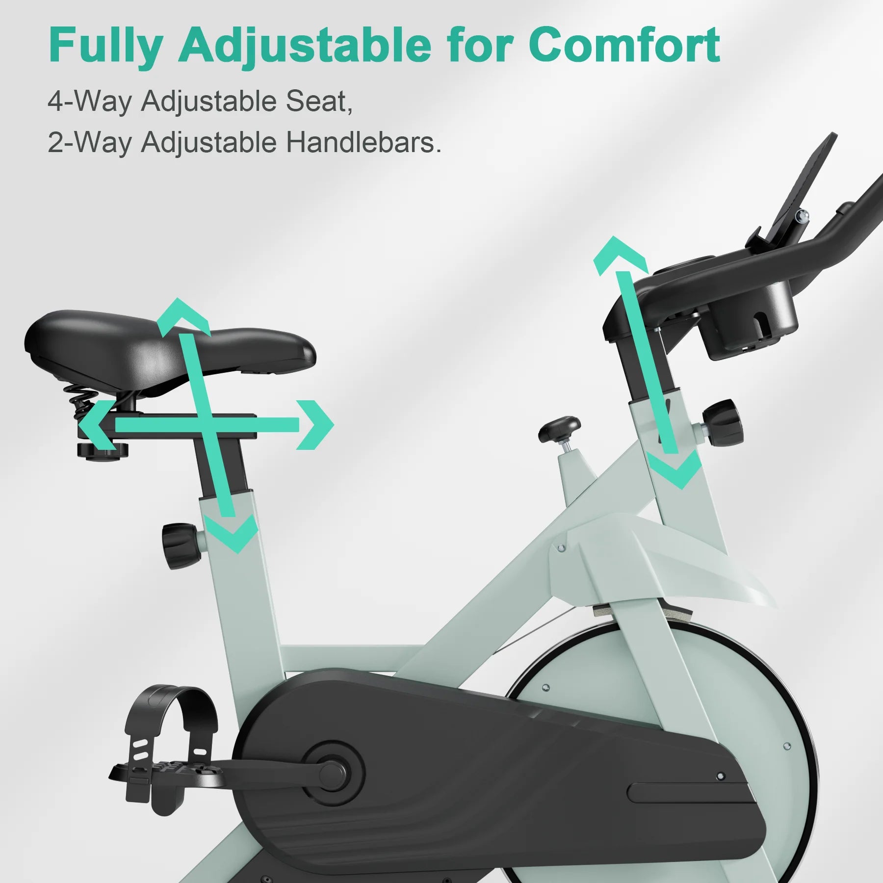 Superun 32 Level Magnetic Resistance Exercise Bike Home Use