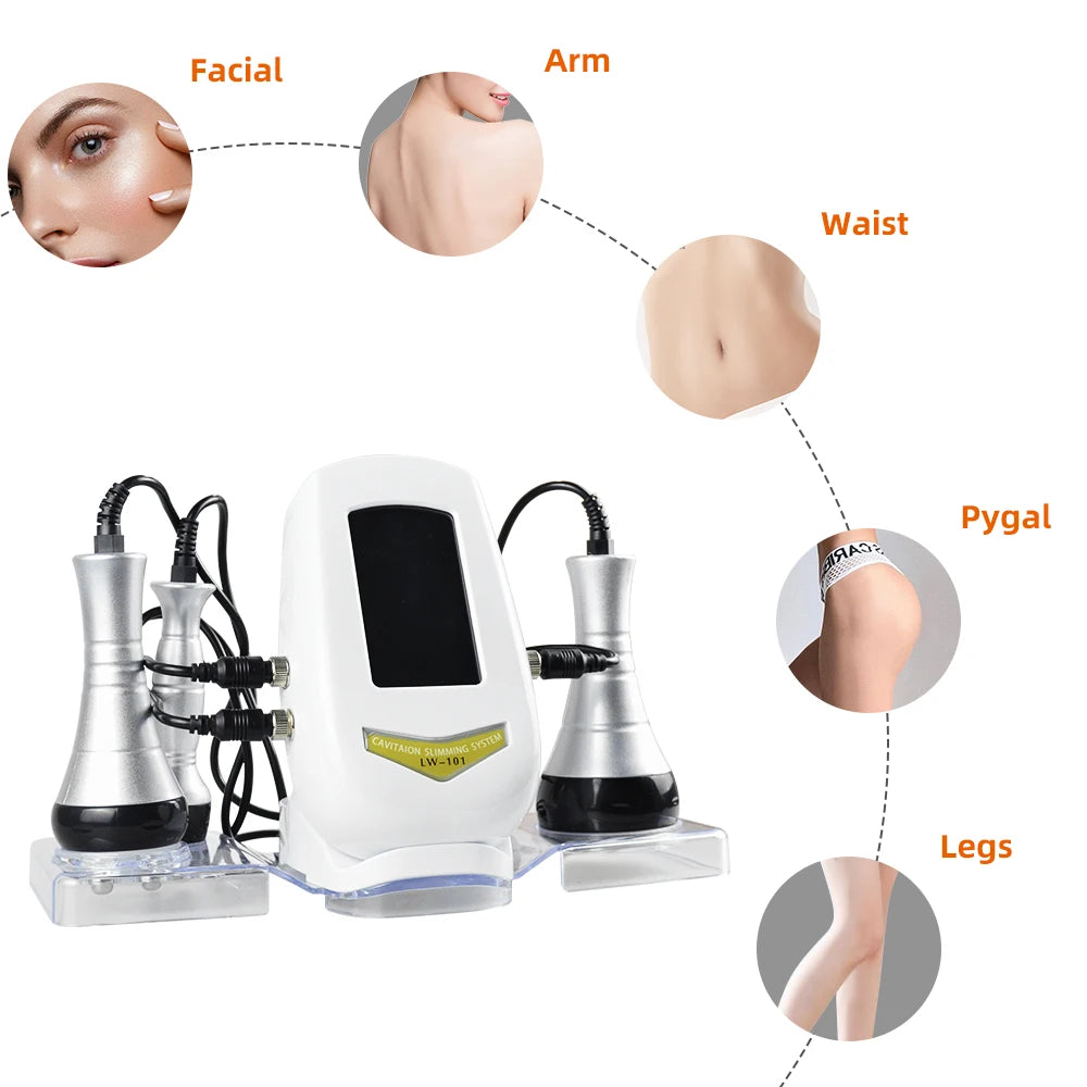 Skinterest 3 In 1 Body Slimming Massager Cavitation Device