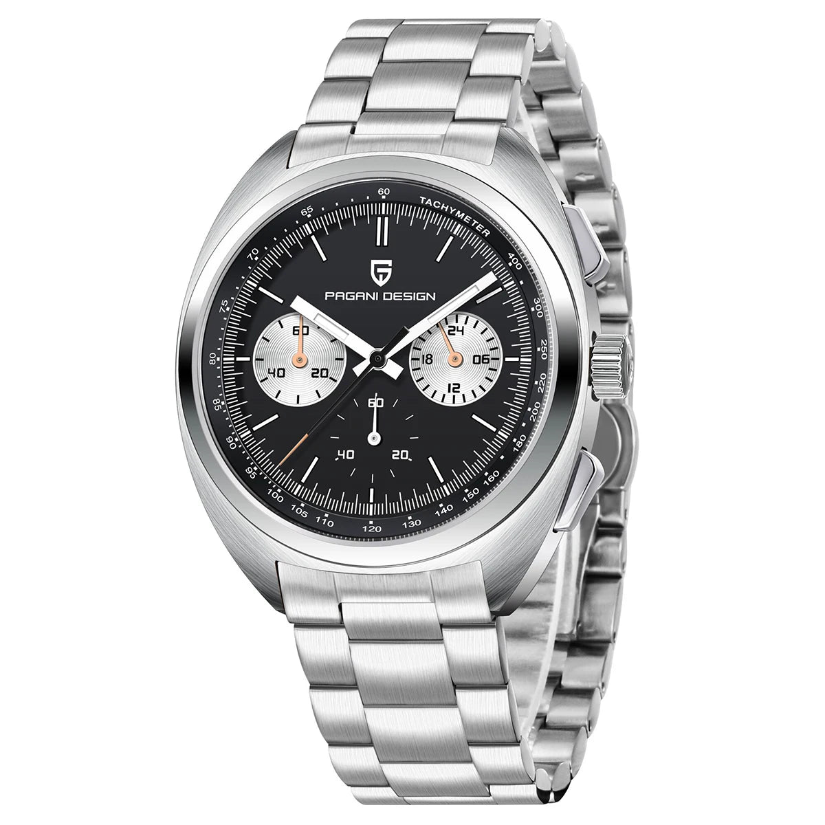 Pagani Design VK63 Sport Chronograph Stainless Steel Quartz Wristwatch