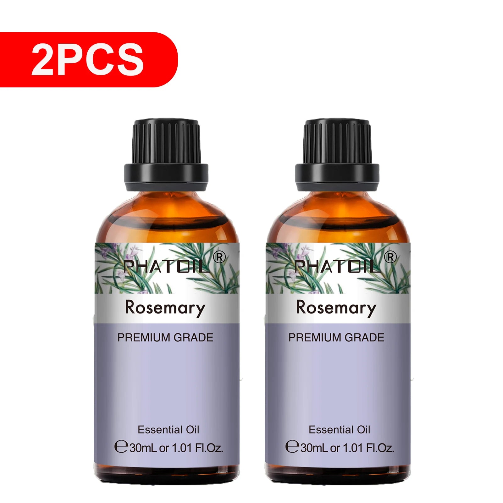 PHATOIL Essential Oils Set Peppermint Rose Lemon Lavender Eucalyptus Diffuser