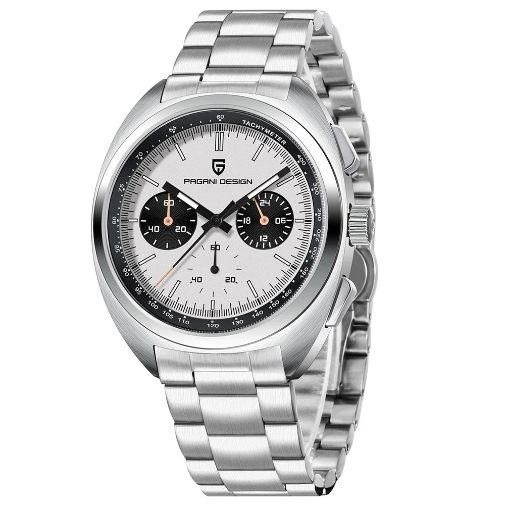 Pagani Design VK63 Sport Chronograph Stainless Steel Quartz Wristwatch