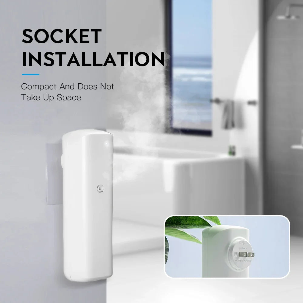 Zen Active Living Smart Bluetooth Waterless Wall Plug In Essential Oil Diffuser