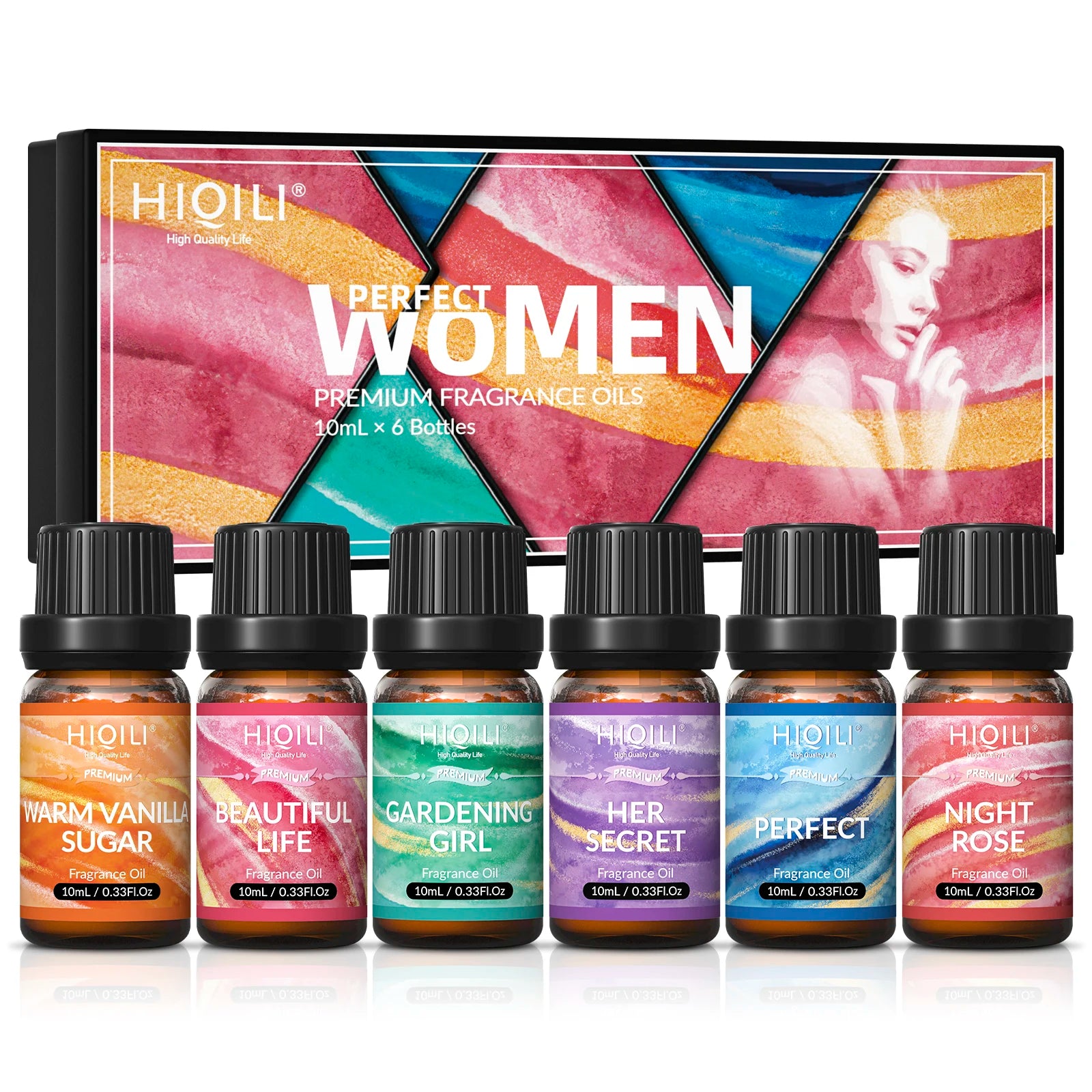 Hiqili Fragrance Oil Set for Diffuser DIY Gifts 6 Pack