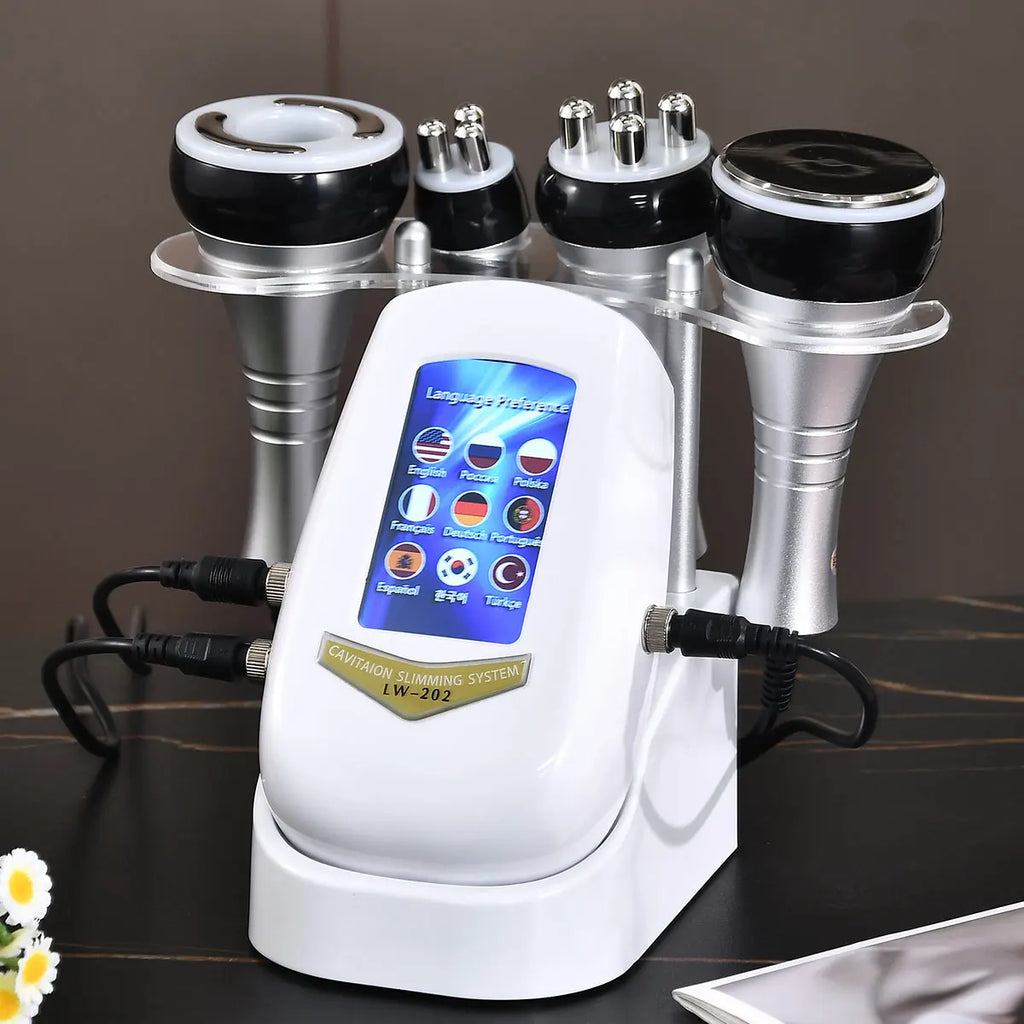 Amilibeauty 40K 4In1 Cavitation Body Slimming Massager SkinTightening Facial VacuumSuction