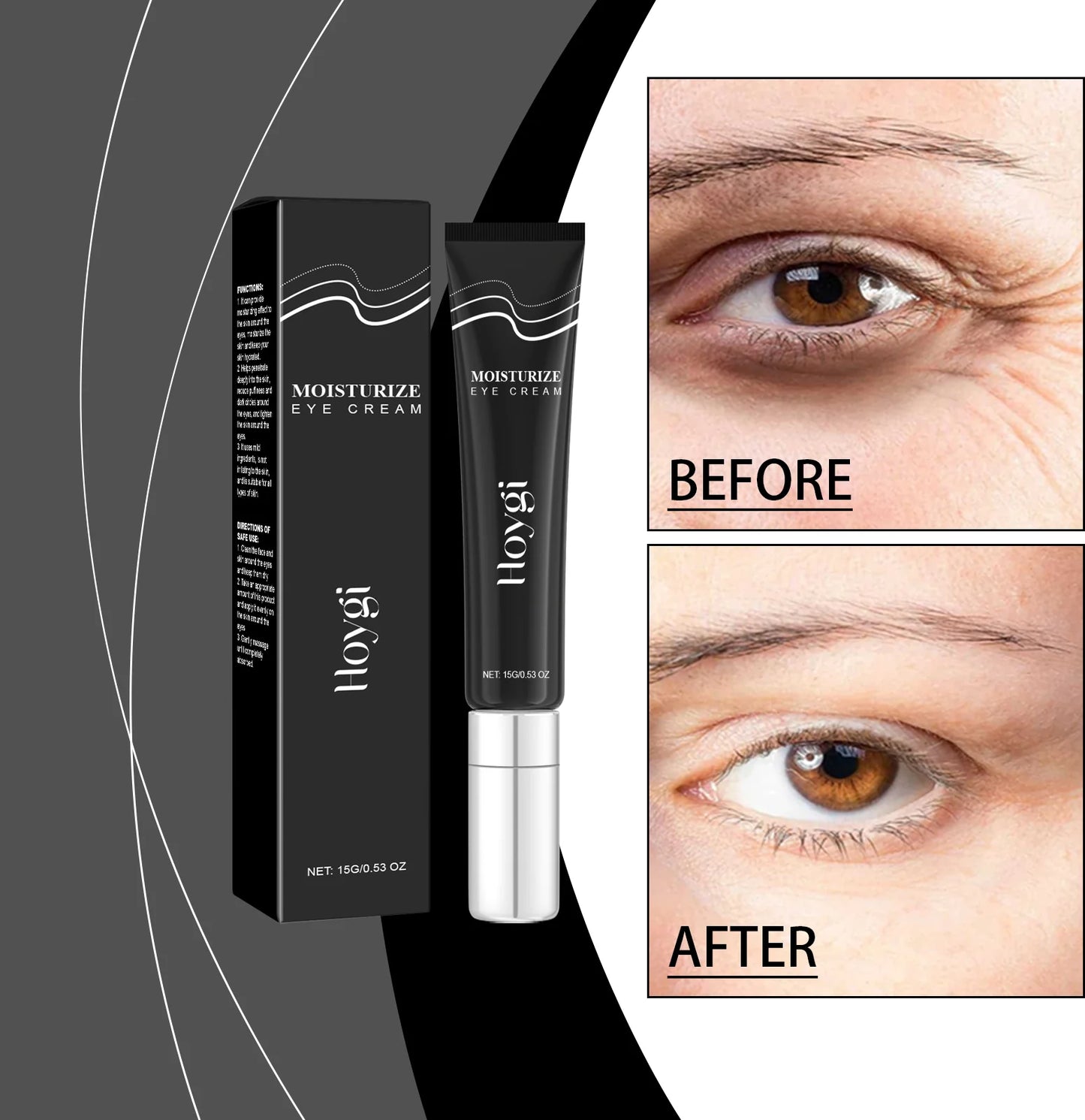 Anti Wrinkle Eye Cream And Instant Eye Repair Serum