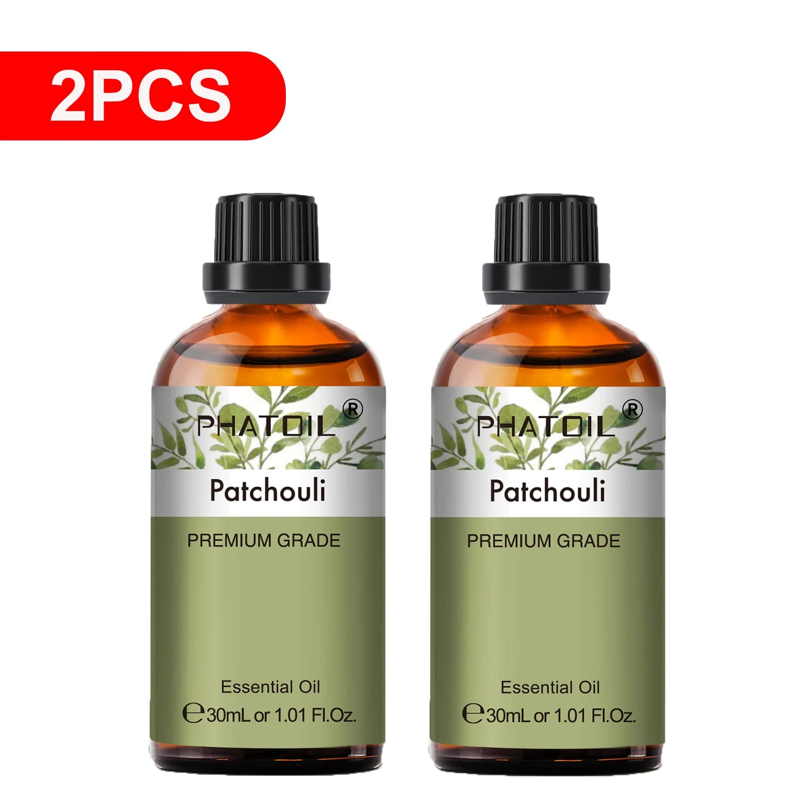 PHATOIL Essential Oils Set Peppermint Rose Lemon Lavender Eucalyptus Diffuser