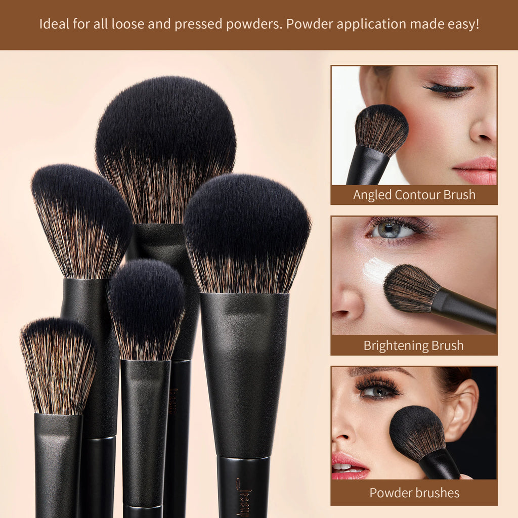 Jessup Makeup Brushes Set T336 Contour Foundation Eyeshadow Concealer Liner
