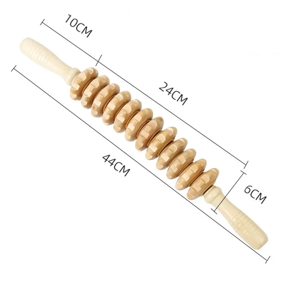 Wooden Lymphatic Drainage Massager Body Sculpturing Anti Cellulite Maderoterapia Set Colombian Wood Therapy Tools Men Women