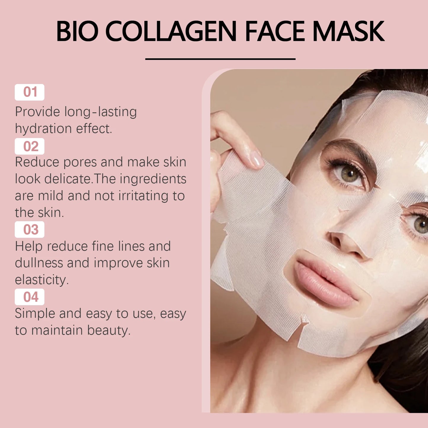 Hoygi Collagen Face Mask Hydrating Overnight Lifting Rejuvenation
