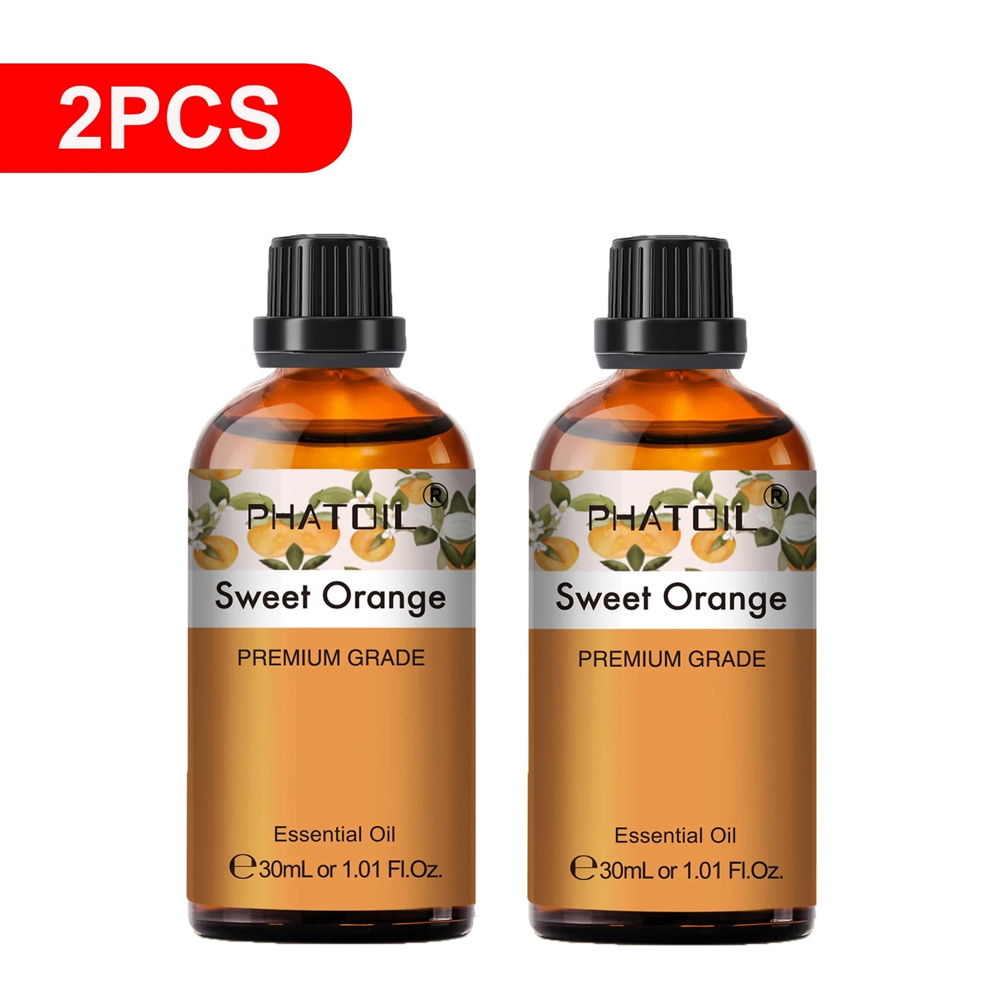 PHATOIL Essential Oils Set Peppermint Rose Lemon Lavender Eucalyptus Diffuser