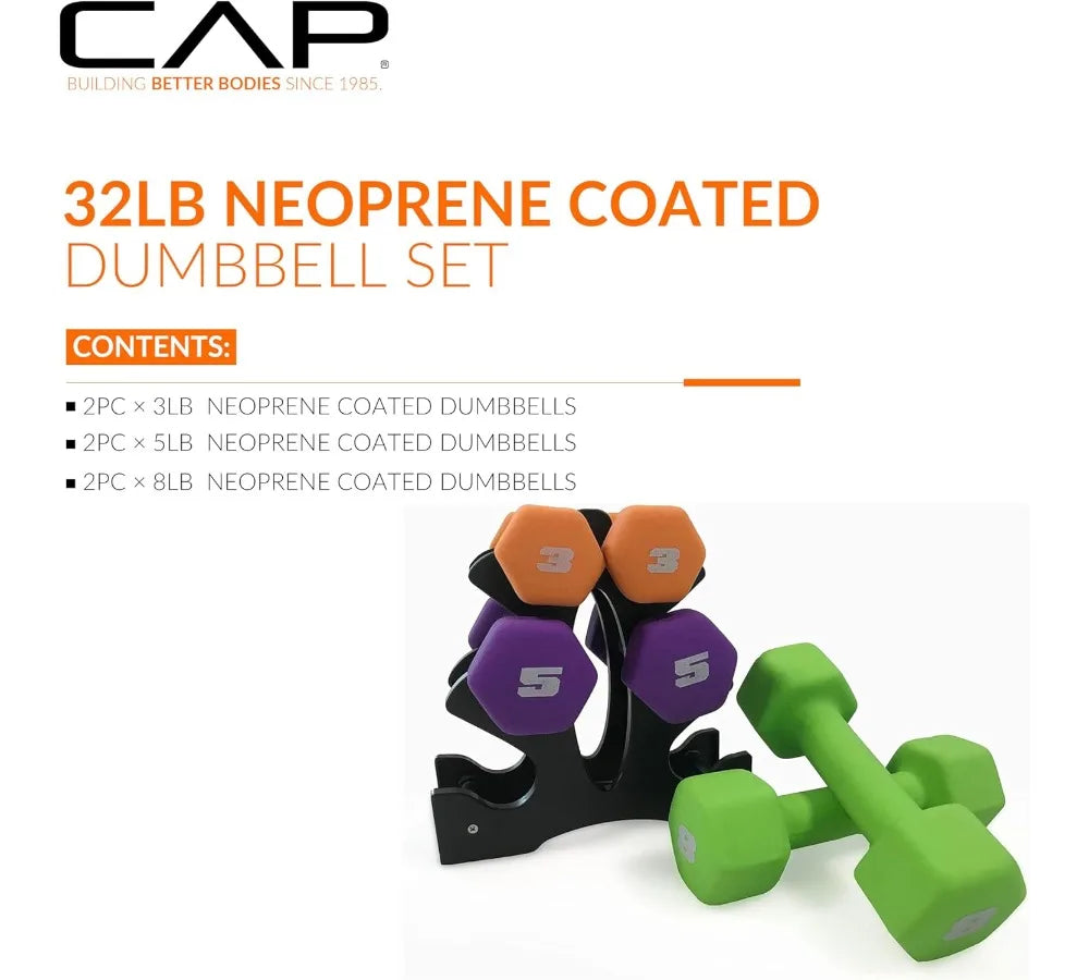 Neoprene Dumbbells For Home Gym Men Women
