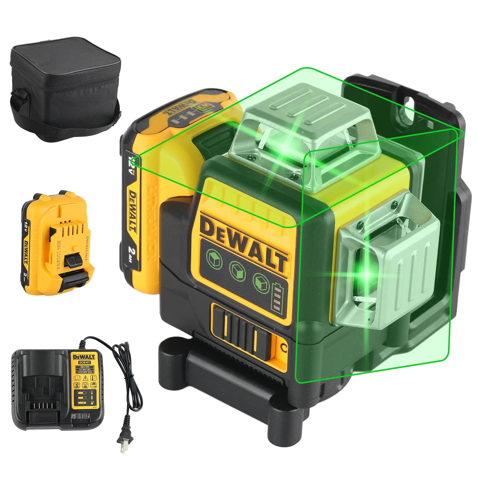 Dewalt DW089LG Laser Level With 360 Degree Green Lines
