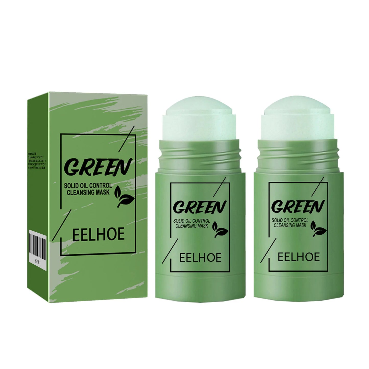 EELHOE Solid Facial Mask Tea Fragrance Clean Pores Moisturizing Remove Blackhead Treat Acne Blemish Firm Skin Facial Care