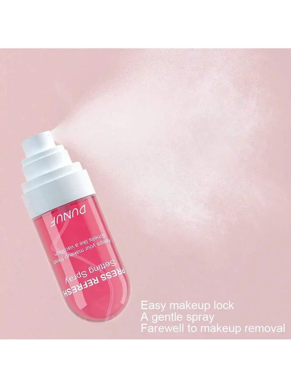 DUNUF Setting Spray Durable Waterproof Sweat Resistant Moisturizing Oil Control Quick Makeup and Hydration Easy to Carry 55ml