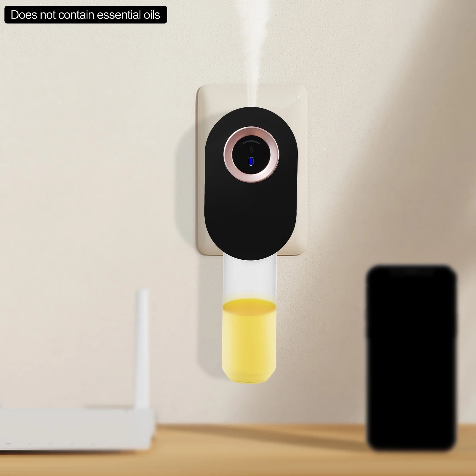 Bymaocar Smart Wall Mounted Aroma Diffuser With Touch Screen Bluetooth