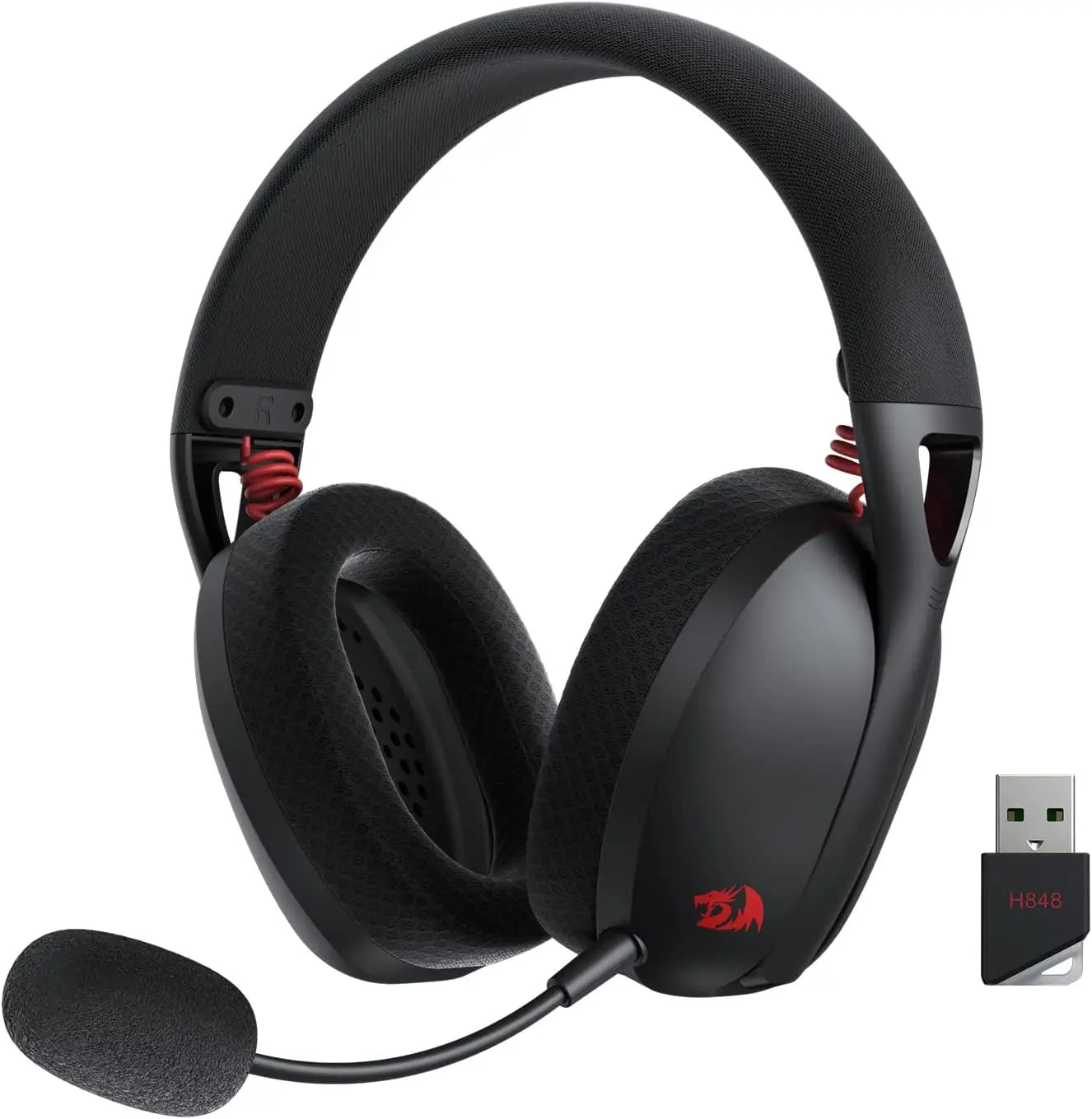 Redragon H848 Wireless Headset Detachable Microphone 7 1 Surround Sound