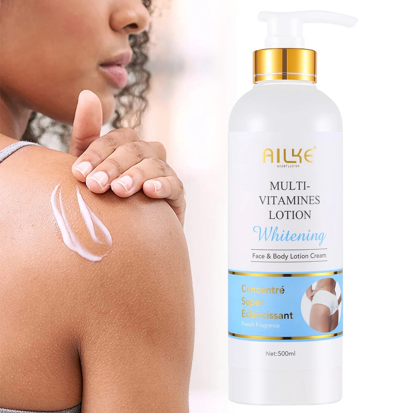 AILKE Multi Vitamin Body Lotion Whitening Dark Spot Corrector