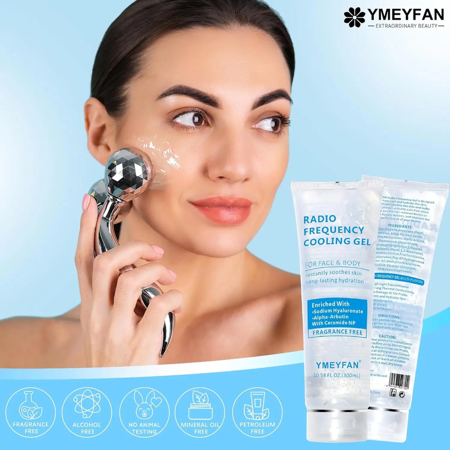 YMEYFAN Hyaluronic Acid Hydrating Ultrasound Gel for IPL