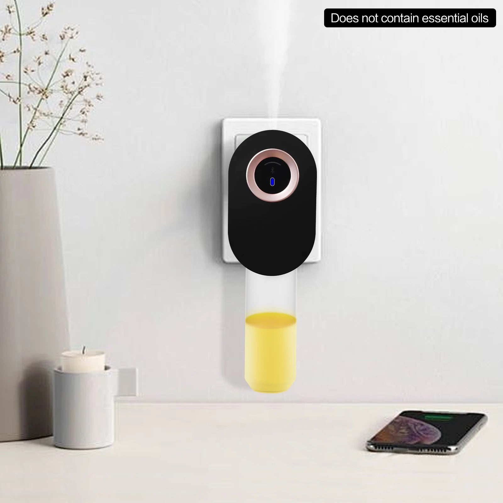 Bymaocar Smart Wall Mounted Aroma Diffuser With Touch Screen Bluetooth