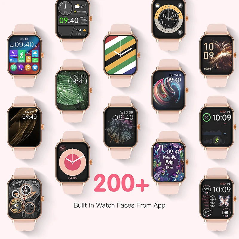 INNOFOVO TFT Touchscreen Smartwatch With Calls And Message Notifications