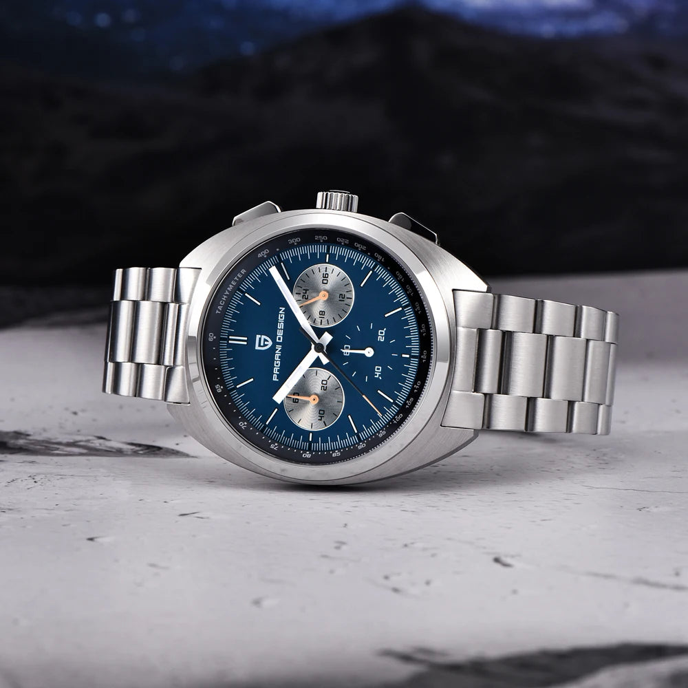 Pagani Design VK63 Sport Chronograph Stainless Steel Quartz Wristwatch