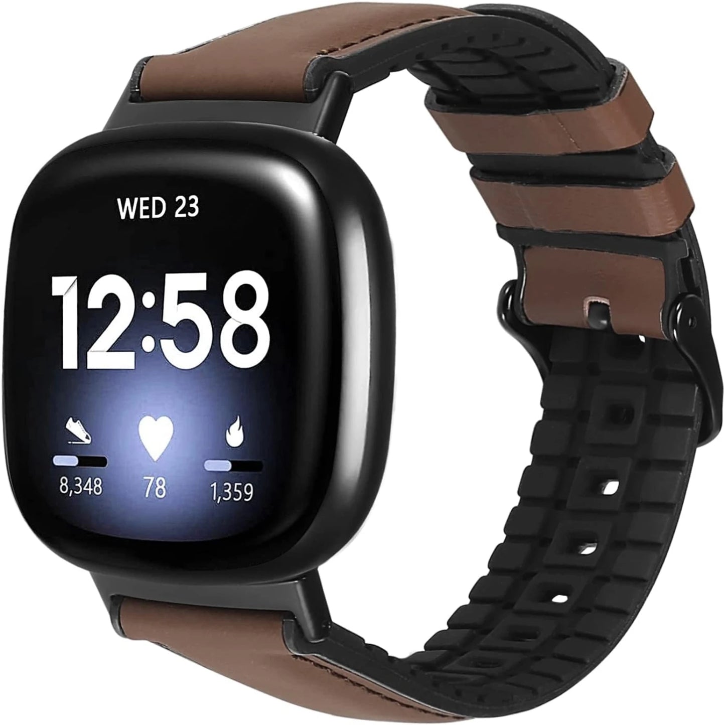 Enhance your fitness tracker experience with SKYLET's exquisite premium leather bands for Sense/Versa 3. Elevate your fashion ga